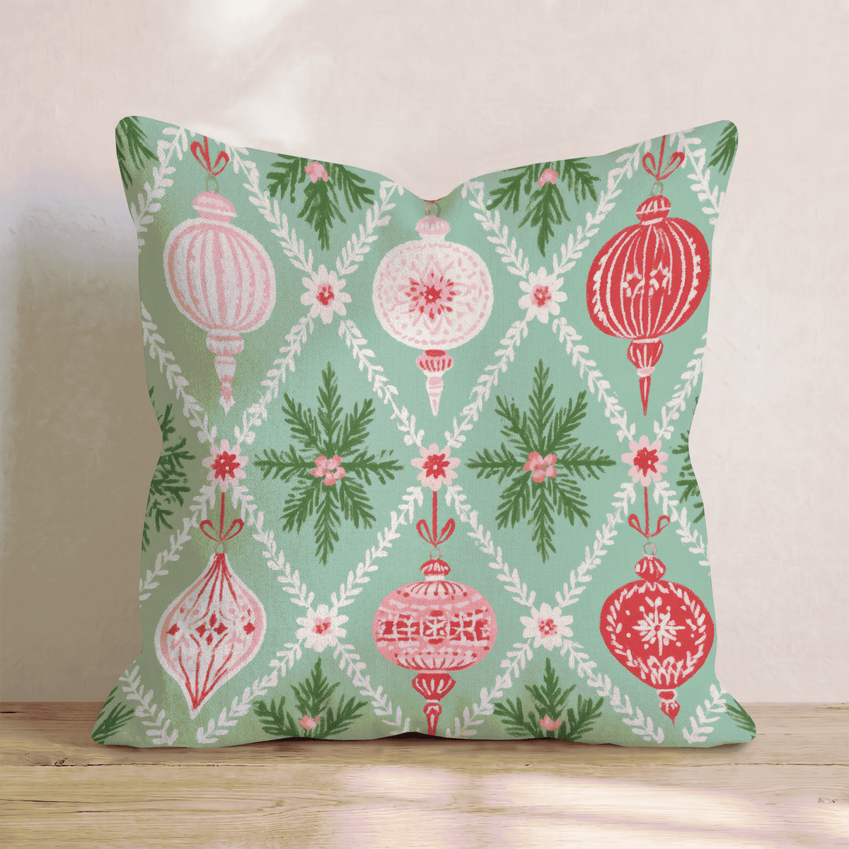 Ornament to Be Throw Pillow throw pillow - Hillcroft Home