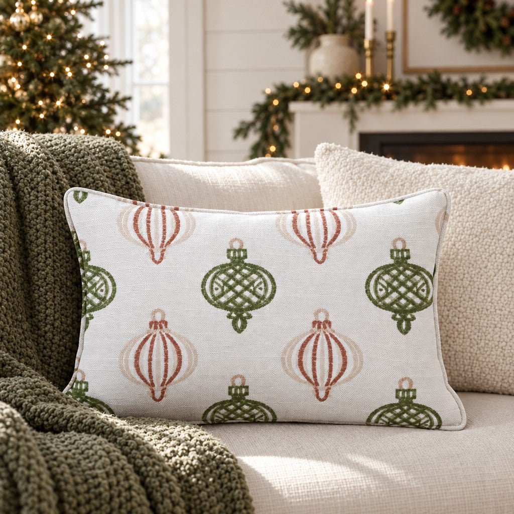 Ornamentally Yours Throw Pillow throw pillow - Hillcroft Home