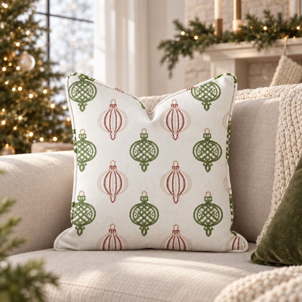 Ornamentally Yours Throw Pillow throw pillow - Hillcroft Home