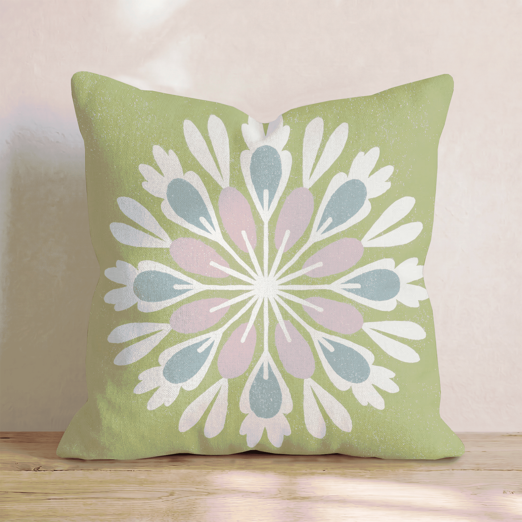 Oslo Snowflake Throw Pillow - Hillcroft Home