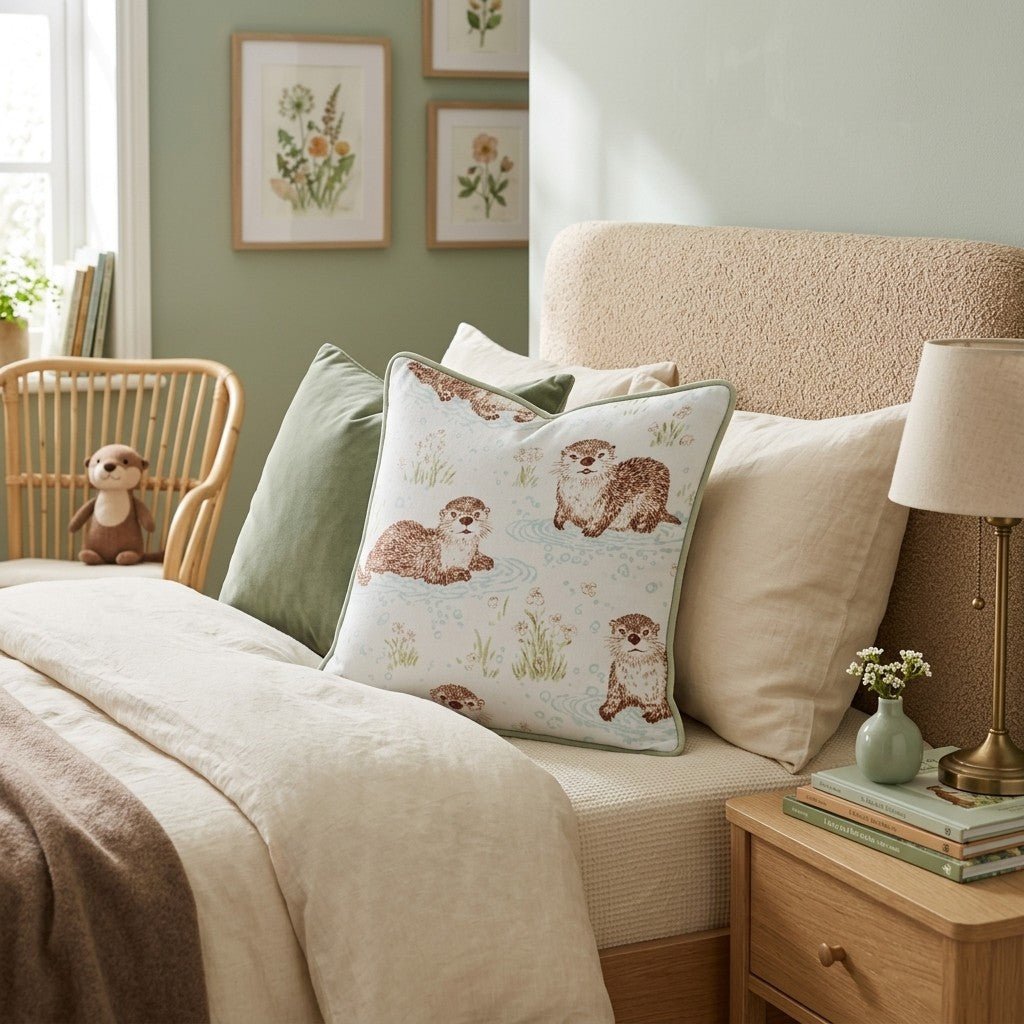 Otter Pond Throw Pillow - Hillcroft Home