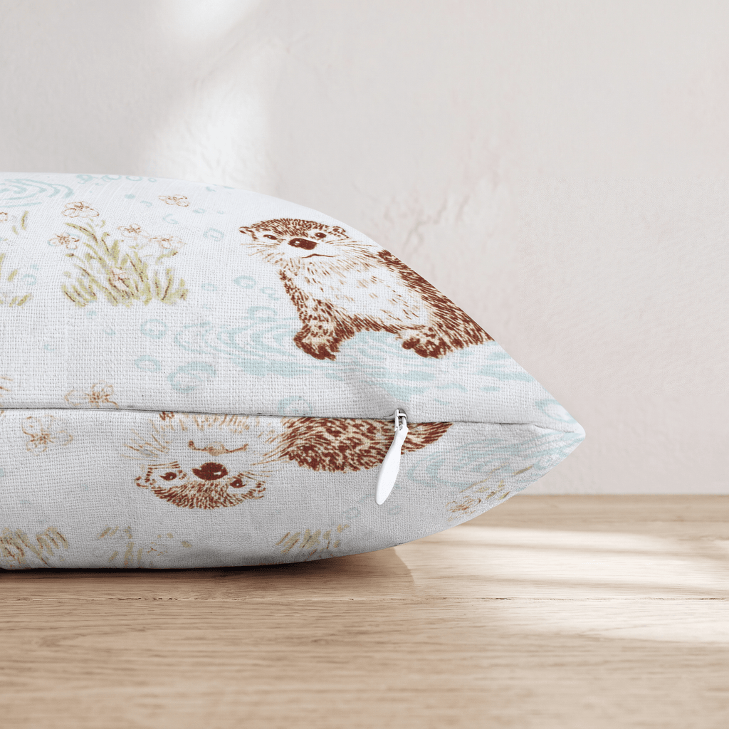 Otter Pond Throw Pillow - Hillcroft Home