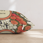 Our Happy Place Throw Pillow - Hillcroft Home