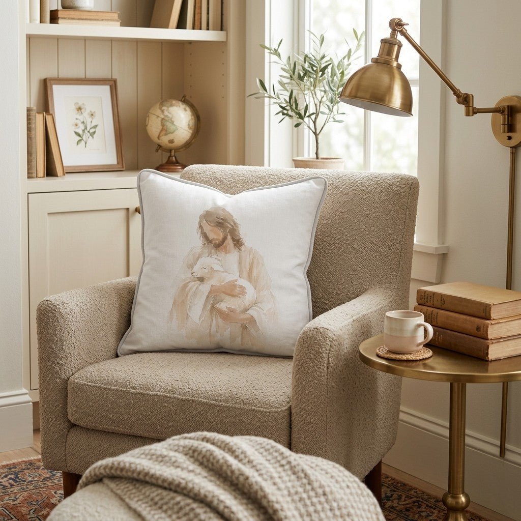 Our Shepherd Throw Pillow - Hillcroft Home