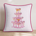 Overflowing Champagne Throw Pillow - Hillcroft Home