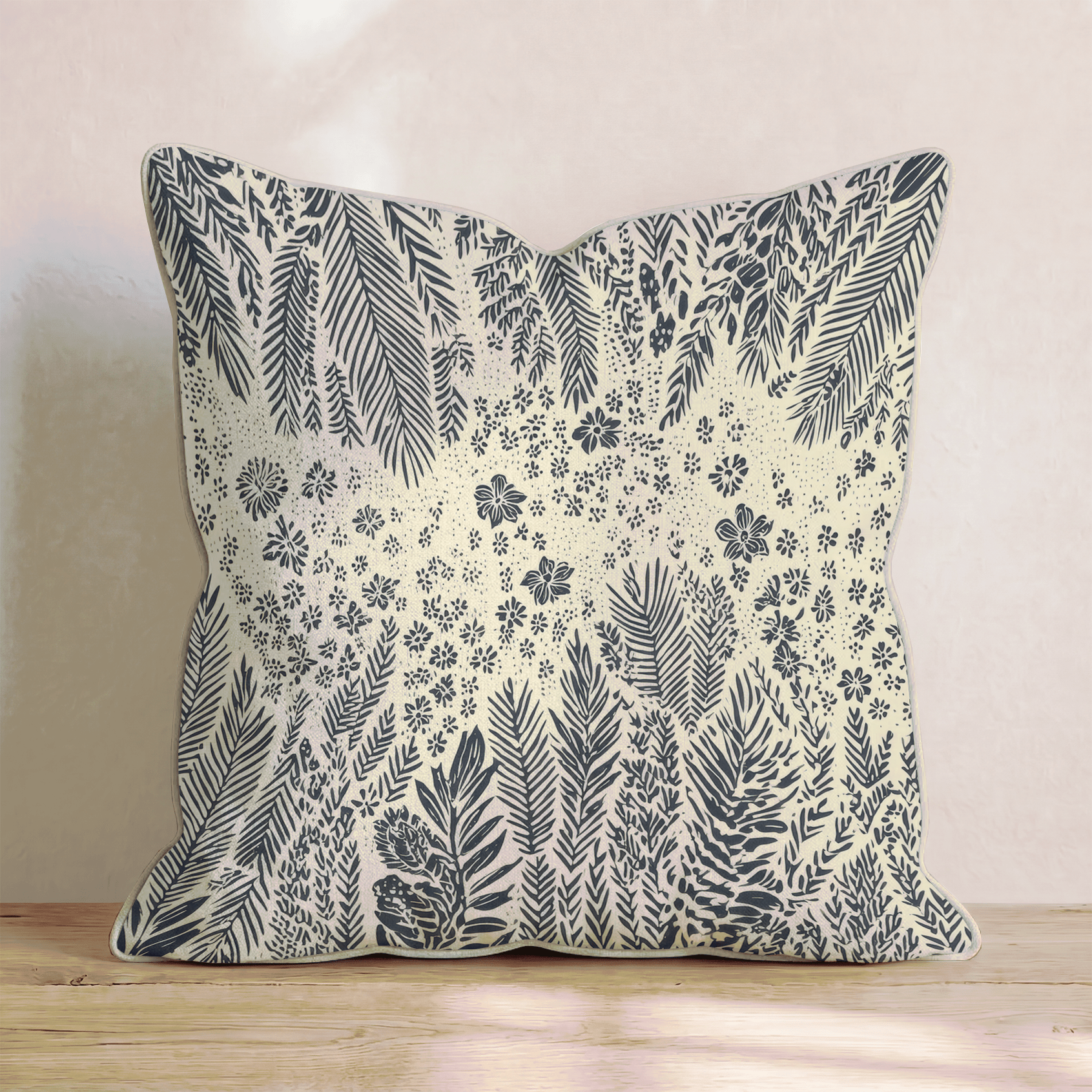 Overgrown Path Throw Pillow - Hillcroft Home