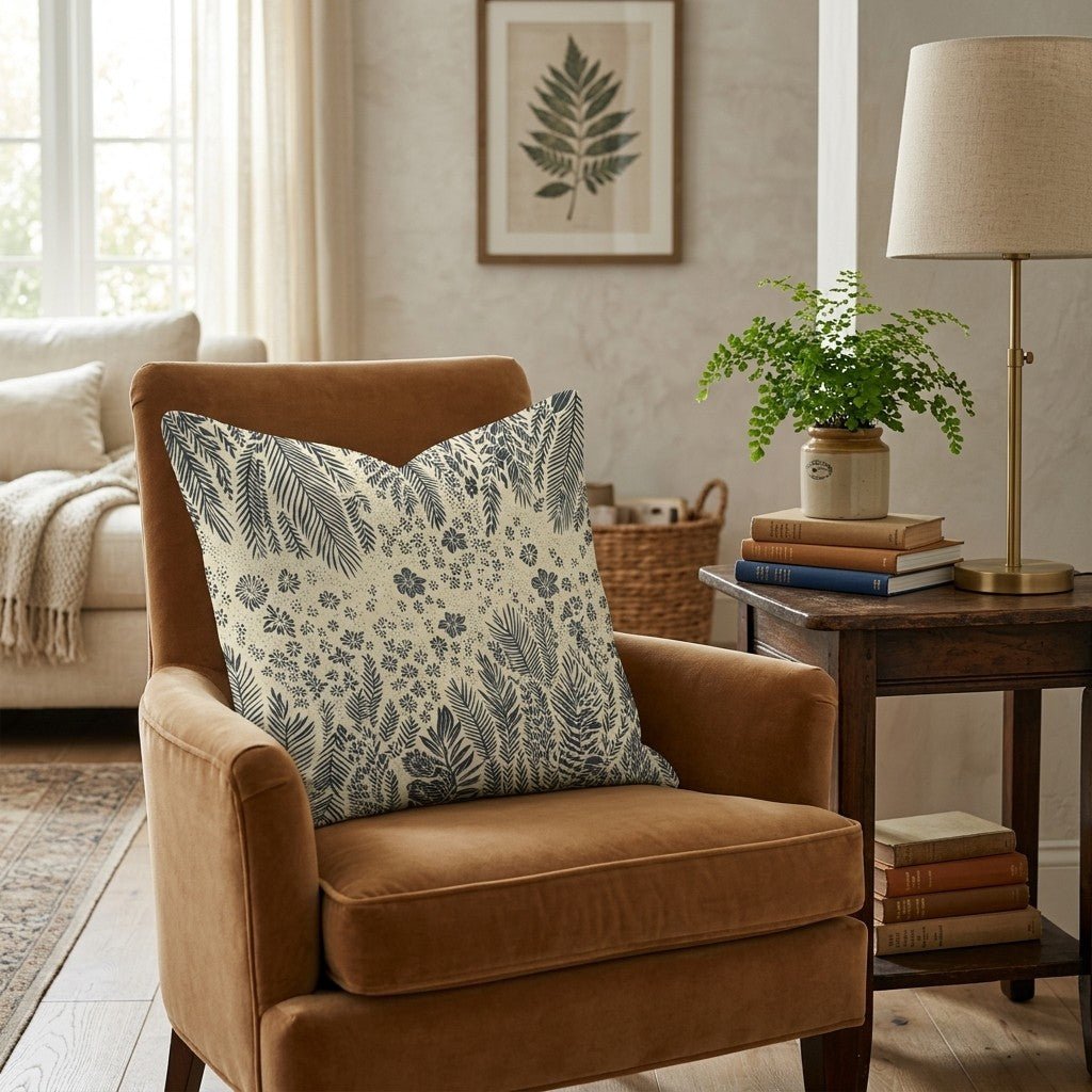 Overgrown Path Throw Pillow - Hillcroft Home