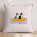 Paddle Aussies Throw Pillow - Hillcroft Home