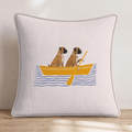 Paddle Boxers Throw Pillow - Hillcroft Home