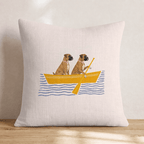 Paddle Boxers Throw Pillow - Hillcroft Home