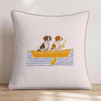 Paddle Brittanys Throw Pillow - Hillcroft Home