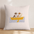 Paddle Brittanys Throw Pillow - Hillcroft Home