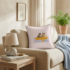 Paddle Bulldogs Throw Pillow - Hillcroft Home