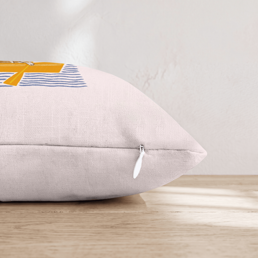 Paddle Bulldogs Throw Pillow - Hillcroft Home
