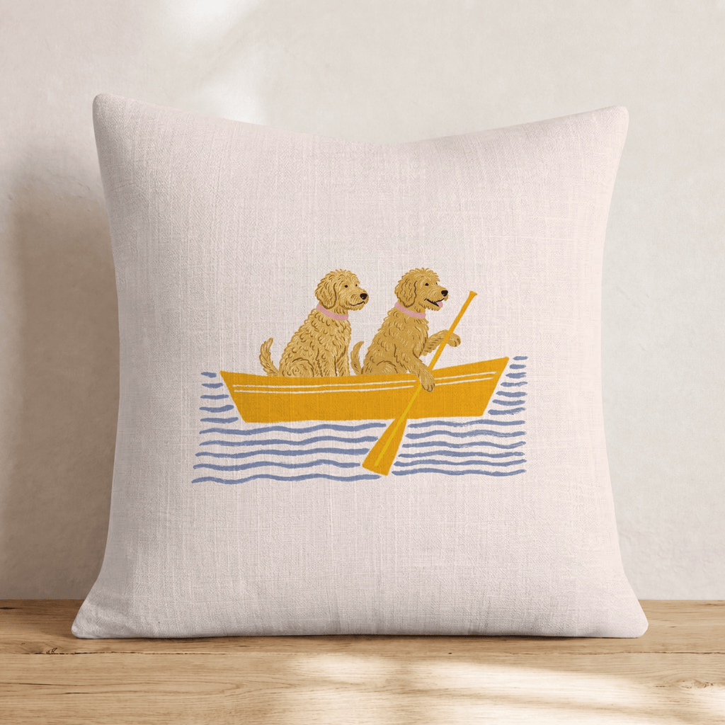 Paddle Doodles Throw Pillow - Hillcroft Home
