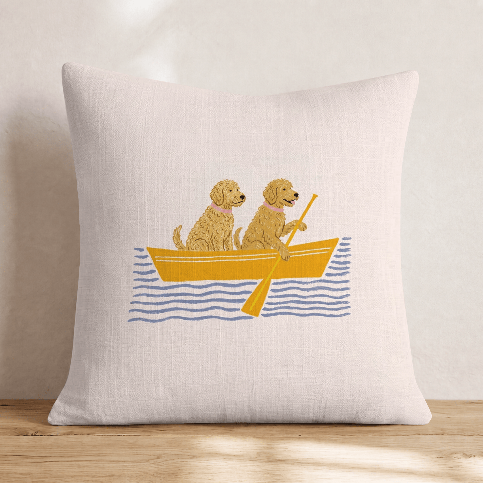 Paddle Doodles Throw Pillow - Hillcroft Home