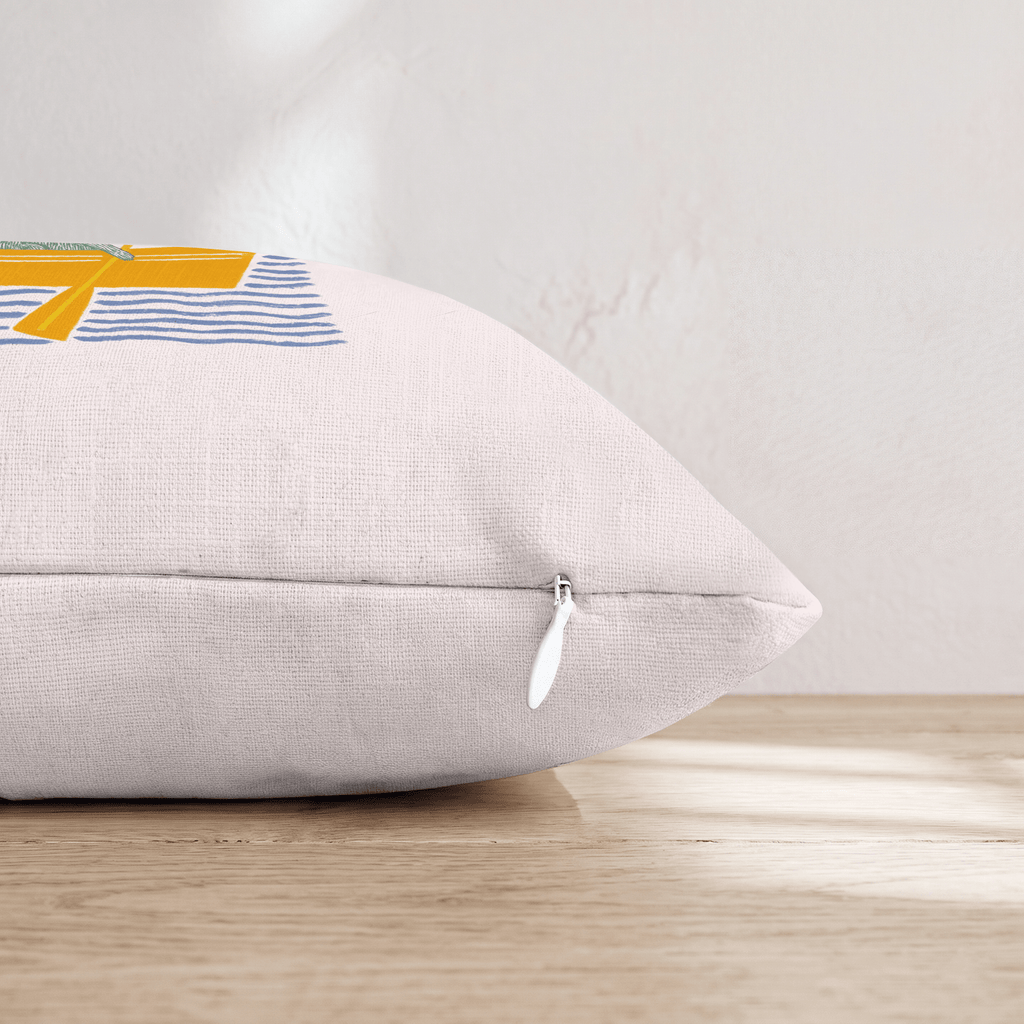 Paddle Pooches Throw Pillow - Hillcroft Home