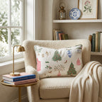 Pagoda Noel Throw Pillow - Hillcroft Home