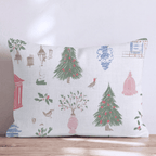 Pagoda Noel Throw Pillow - Hillcroft Home
