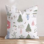 Pagoda Noel Throw Pillow - Hillcroft Home