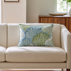 Painted Coral Throw Pillow throw pillow - Hillcroft Home