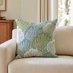 Painted Coral Throw Pillow throw pillow - Hillcroft Home