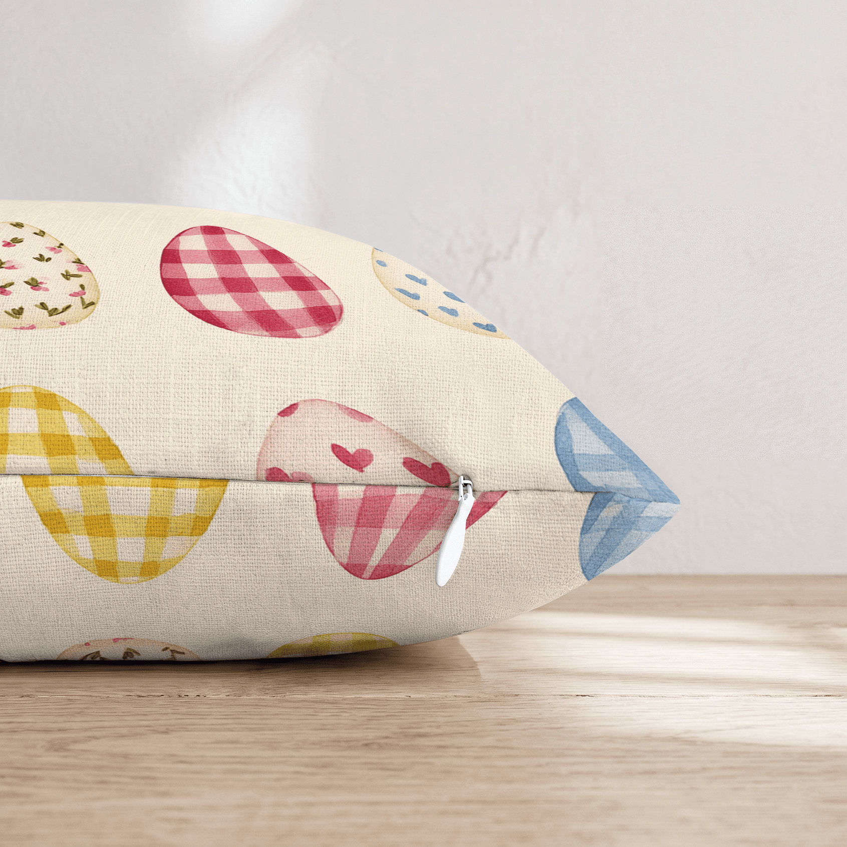 Painted Easter Eggs Throw Pillow - Hillcroft Home