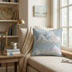 Painted Peaks Throw Pillow - Hillcroft Home