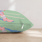 Painted Tennis Volley Throw Pillow - Hillcroft Home