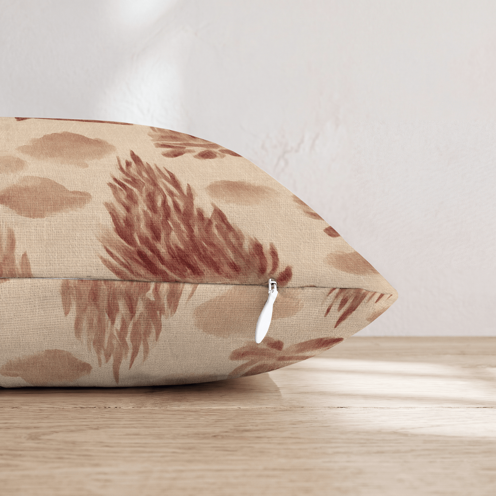 Painterly Bonfire Blaze Throw Pillow - Hillcroft Home