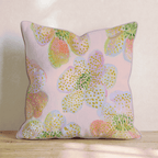Painterly Florals Throw Pillow - Hillcroft Home