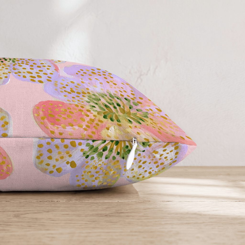 Painterly Florals Throw Pillow - Hillcroft Home