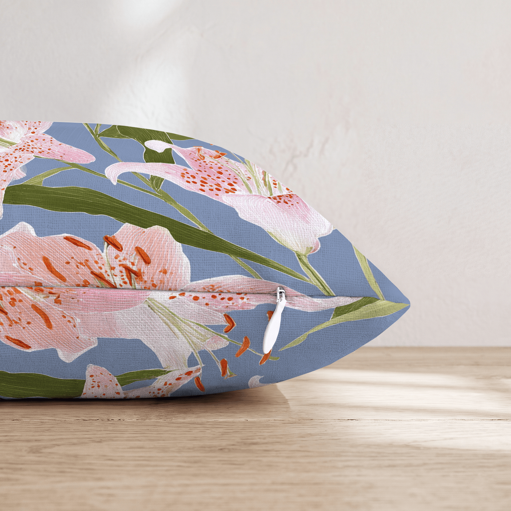 Painterly Lillies Throw Pillow - Hillcroft Home