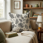 Palm Frond Collage Throw Pillow - Hillcroft Home