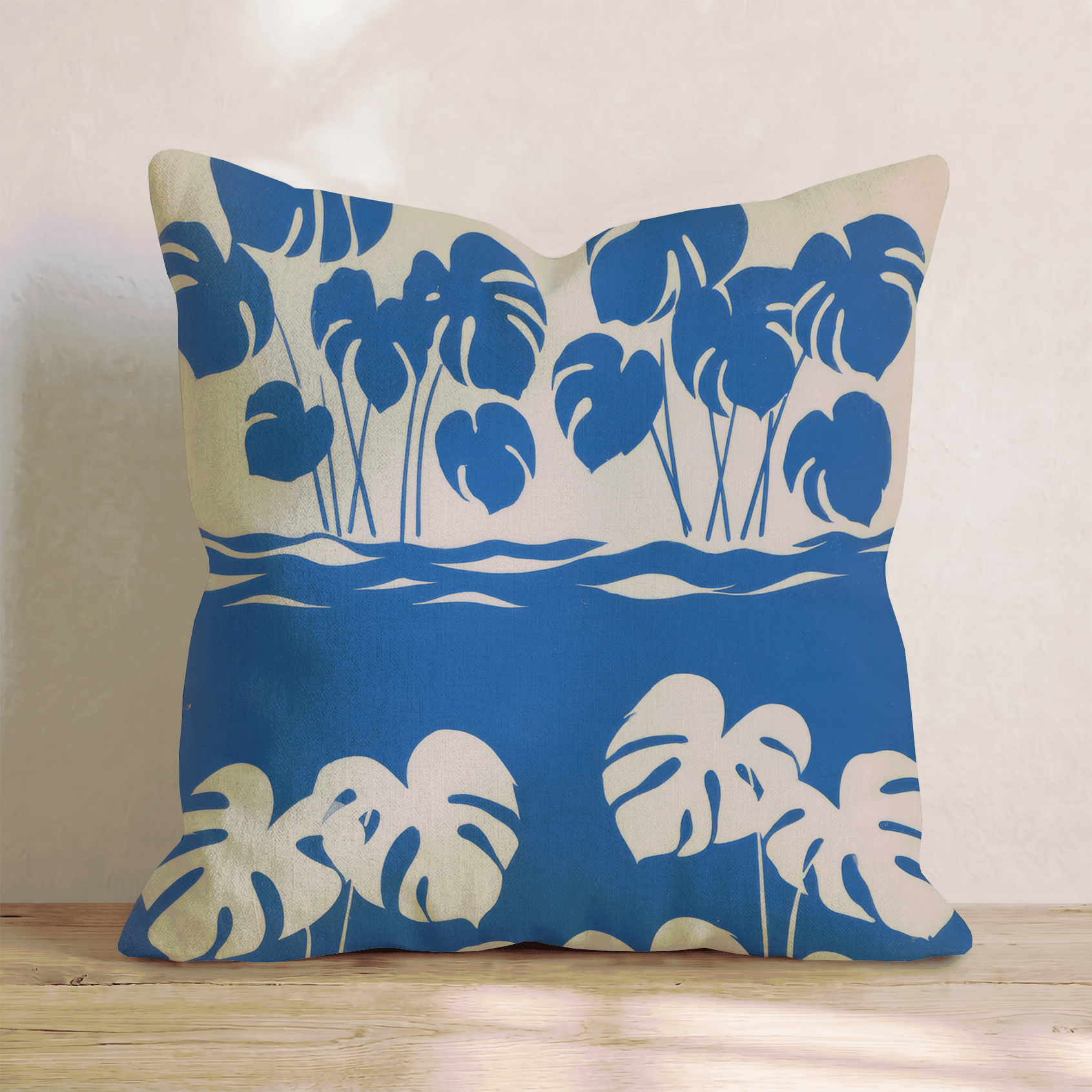 Palm Shore Throw Pillow - Hillcroft Home