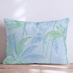 Palm Tree Canopy Throw Pillow - Hillcroft Home