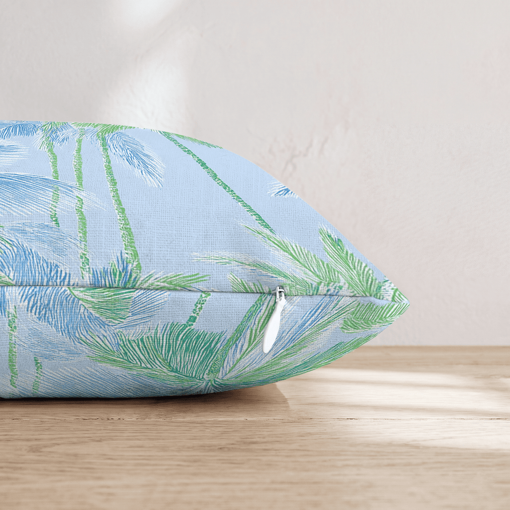 Palm Tree Canopy Throw Pillow - Hillcroft Home