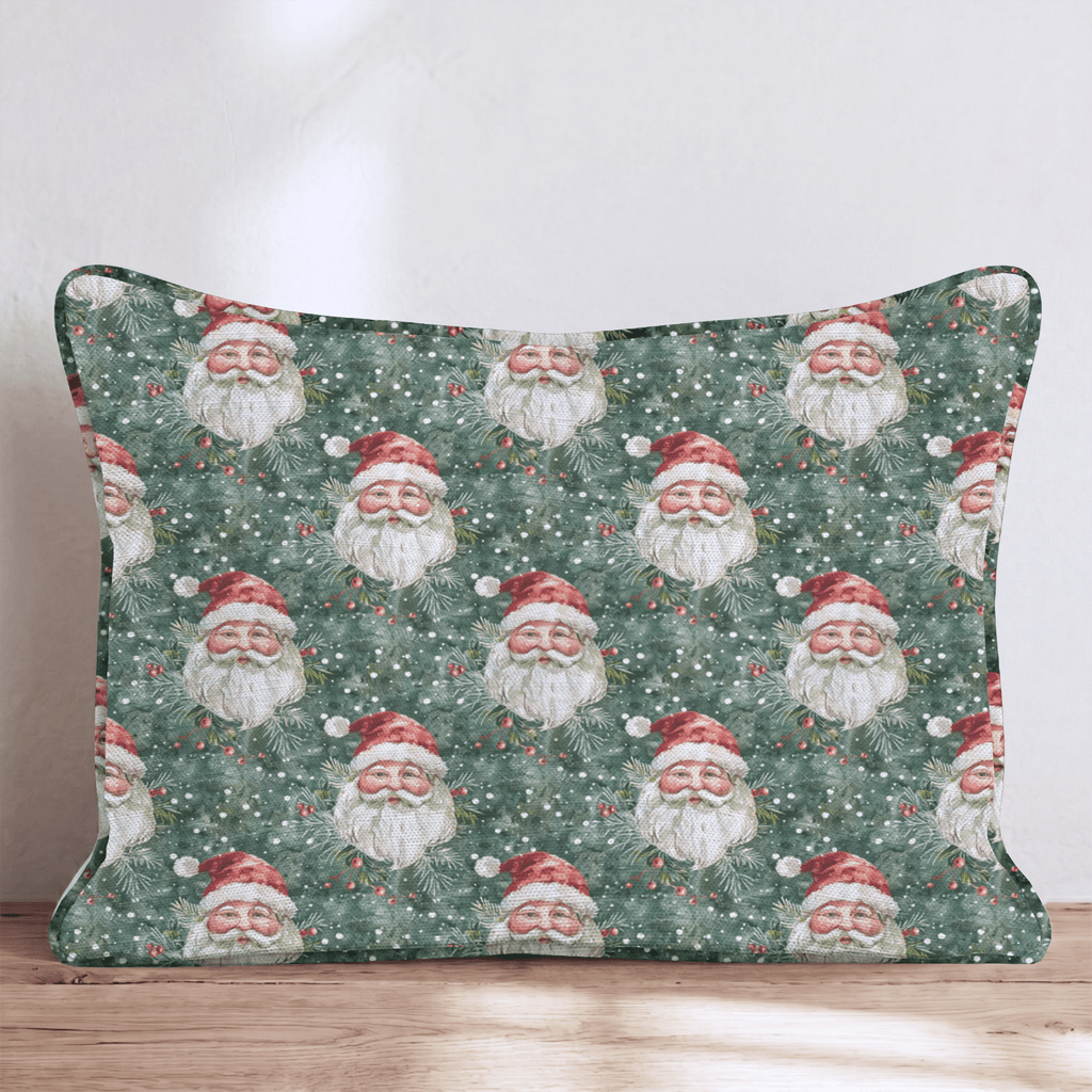 Pam's Santa Throw Pillow throw pillow - Hillcroft Home