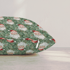 Pam's Santa Throw Pillow throw pillow - Hillcroft Home