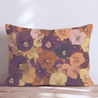Pansy Patchwork Throw Pillow - Hillcroft Home