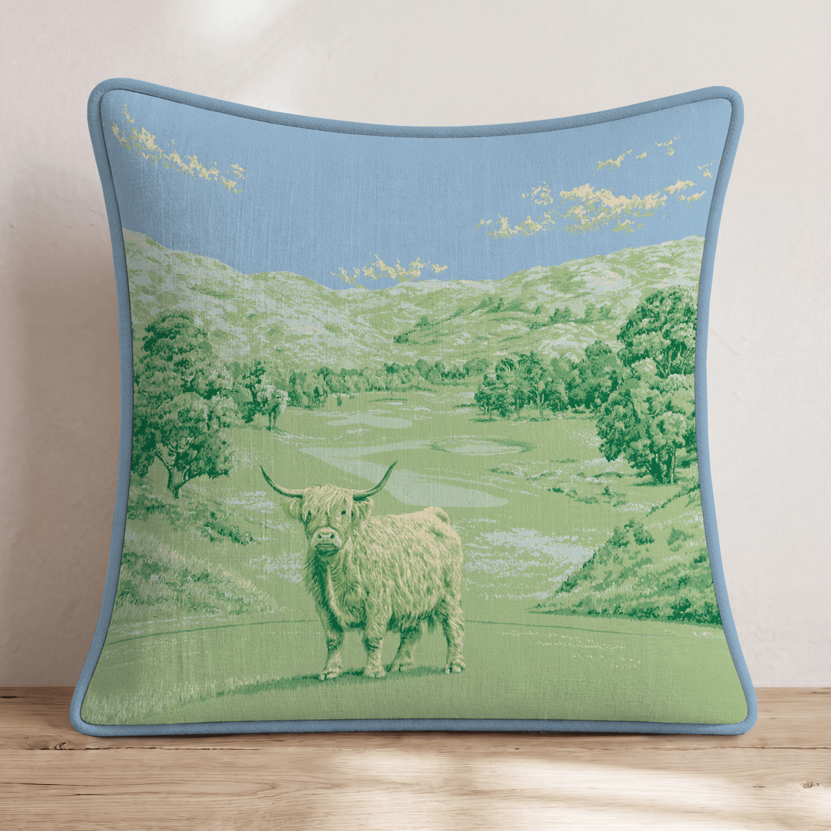 Par for the Moose Throw Pillow - Hillcroft Home