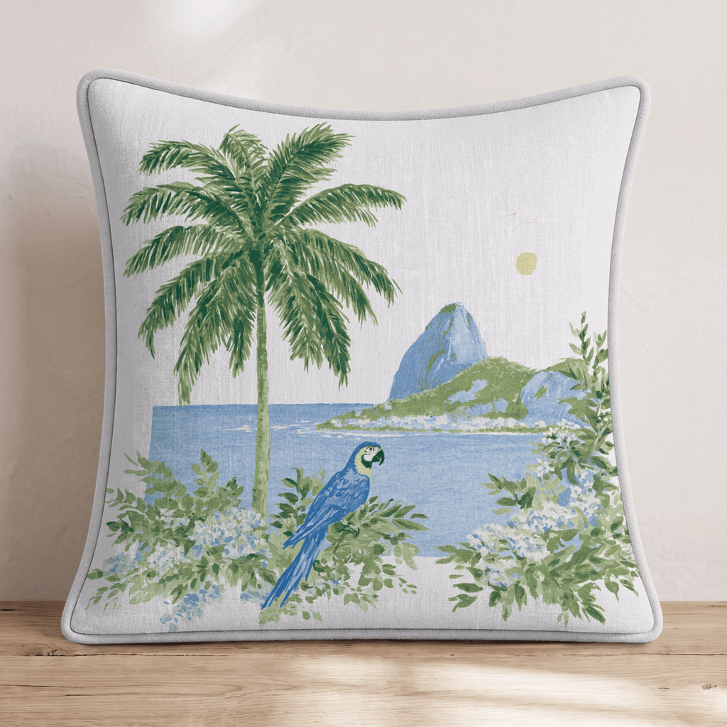 Paradise In Panama Throw Pillow - Hillcroft Home