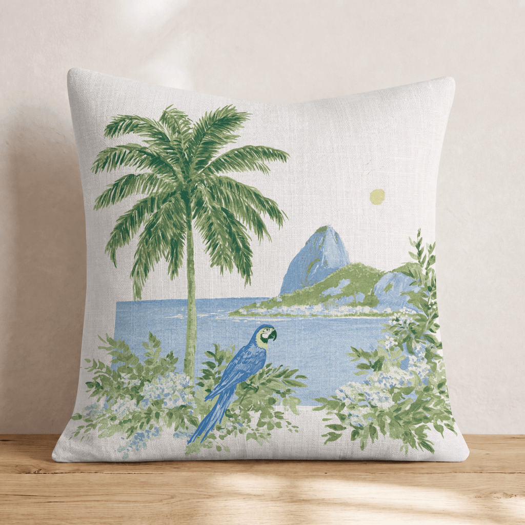 Paradise In Panama Throw Pillow - Hillcroft Home