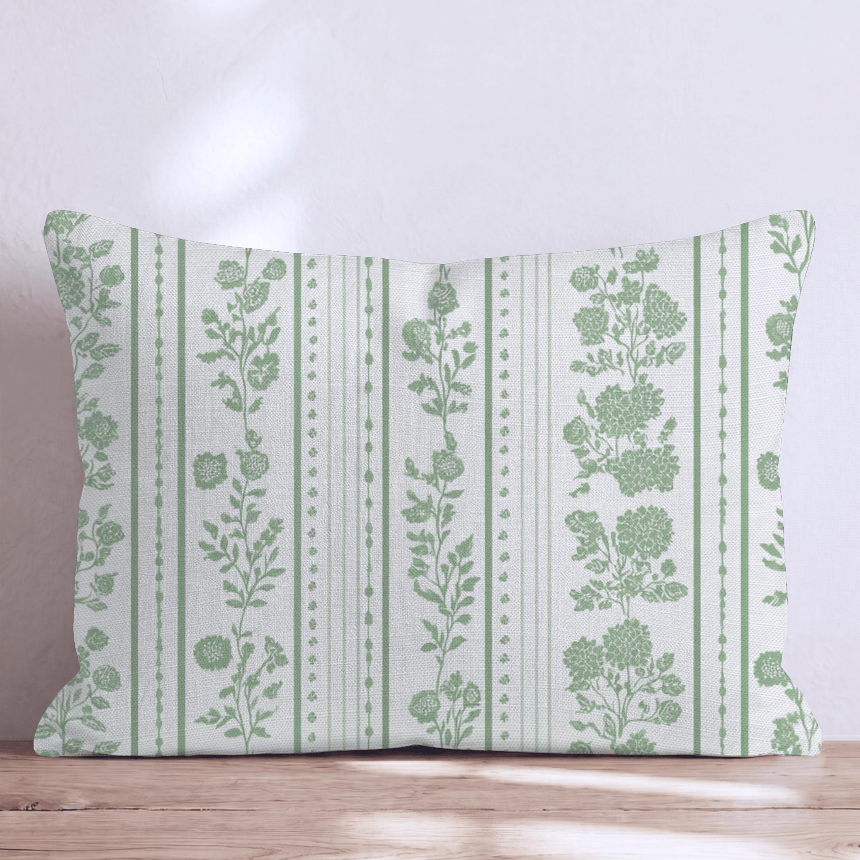 Parallel Lines Linen Throw Pillow - Hillcroft Home