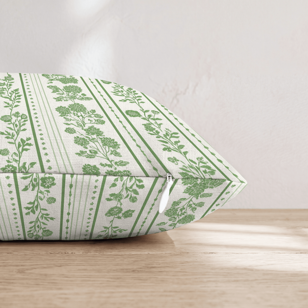 Parallel Lines Linen Throw Pillow - Hillcroft Home