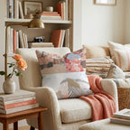 Parisian Fleur Market Throw Pillow - Hillcroft Home