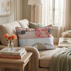 Parisian Fleur Market Throw Pillow - Hillcroft Home