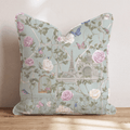 Parisian Rose Trellis Throw Pillow - Hillcroft Home
