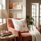 Pastel Cocktails Throw Pillow - Hillcroft Home