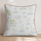 Pastel Flamingos Throw Pillow - Hillcroft Home